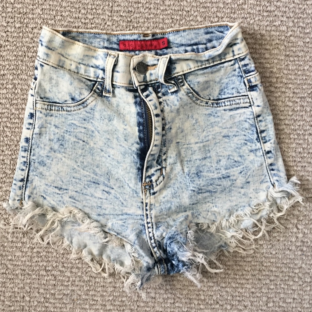 GJG Denim high waisted shorts